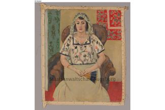 Анри Матисс. «Сидящая женщина / Женщина, сидящая в кресле», масло, 1924 г.