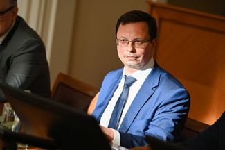 Никита Анисимов на заседании ученого совета ВШЭ. 2 июля 2021 года