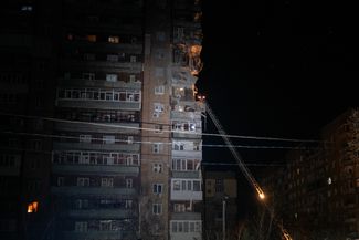 Российские беспилотники повредили два многоэтажных жилых дома