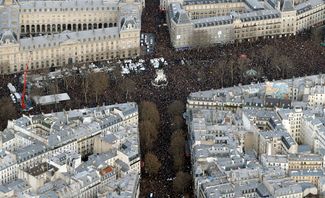 «Марш Республики», Париж, 11 января 2015-го