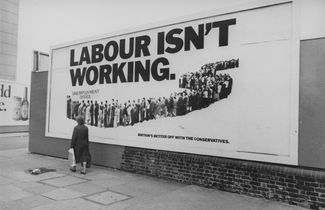 Билборды с фразой «Лейбористы не работают» появились на улицах Великобритании в 1978 году