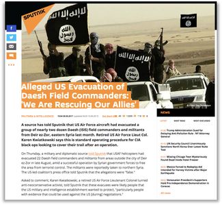 An <a href="https://sputniknews.com/military/201709091057248342-us-daesh-commanders-rescue/" target="_blank">example</a> of Sputnik's hard-hitting reporting.