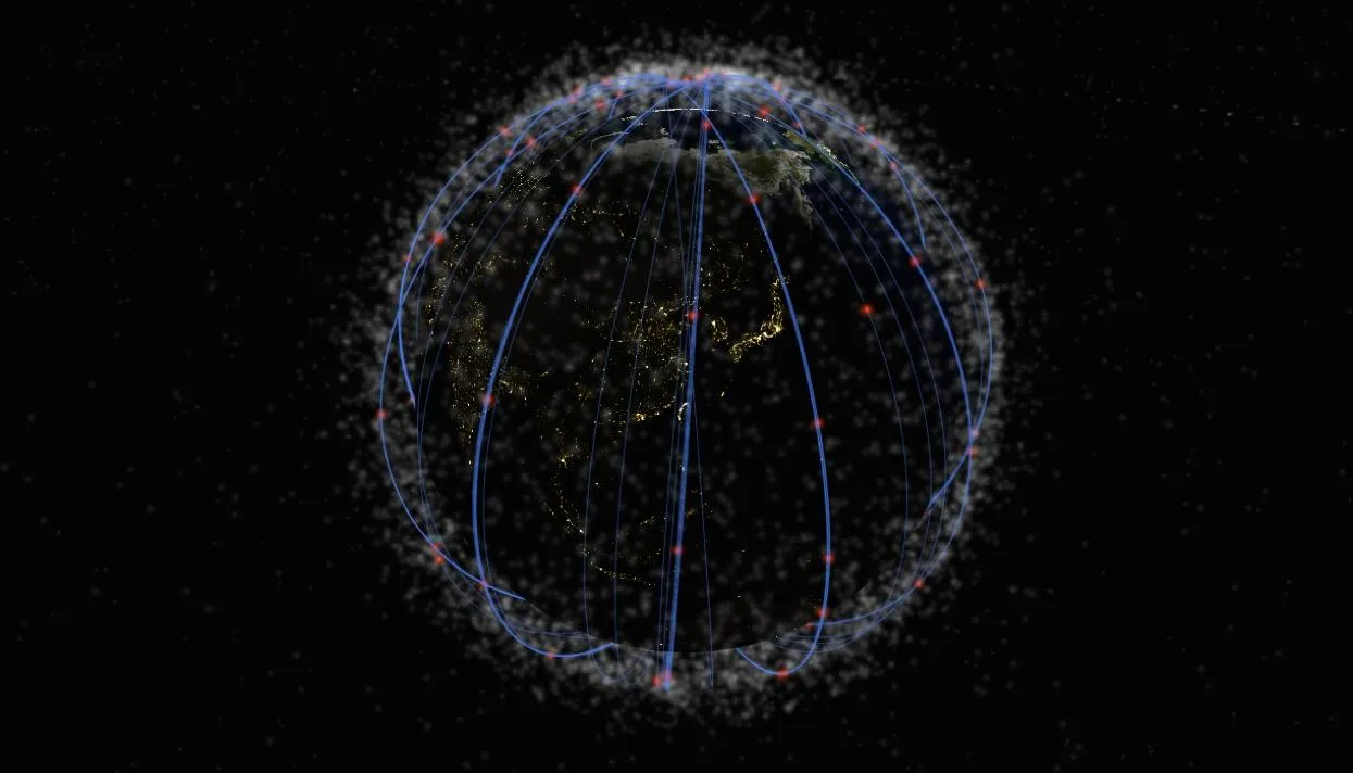 Stuff in Space: карта всех спутников на околоземной орбите — Meduza