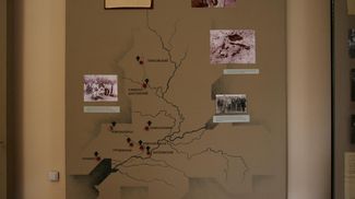 The burial places of victims in the shooting in the Rostov region. Photographs from the KGB archive. Images displayed at the Novocherkassk Memorial Museum.