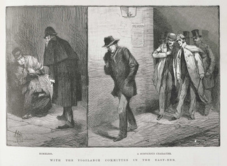 Иллюстрации, посвященные Джеку-потрошителю. 1888