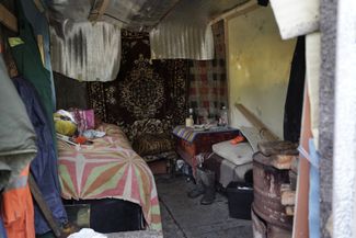 Пустующая хибара жителя полигона