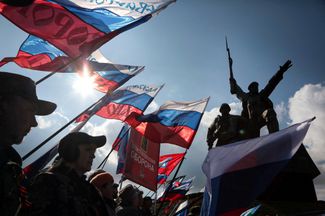 Шествие в честь референдума о присоединении Крыма к России. Севастополь, 18 марта 2017 года