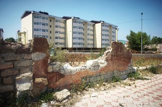 New housing in Tskhinvali for victims of the 2008 war, July 2018