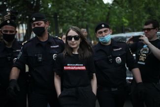 The arrest of Taisiya Bekbulatova