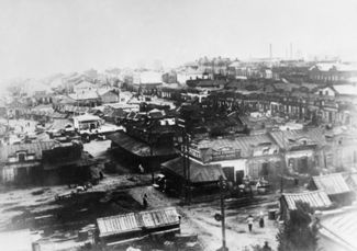 Поселок Юзовка (ныне город Донецк) в 1914 году