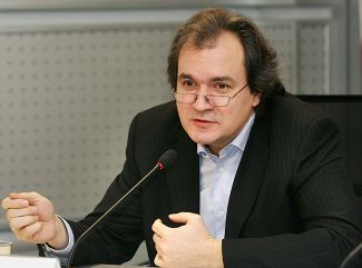 Валерий Фадеев на Форуме молодых журналистов. 2006 год