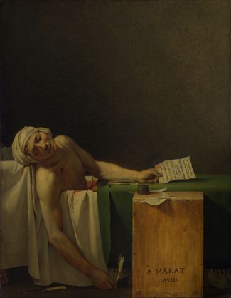Жак-Луи Давид. «Смерть Марата». 1793