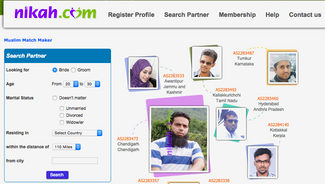 Скриншот сайта nikah.com