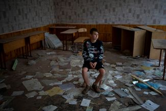Александр Моргунов, 13 лет, ученик школы № 21: «Когда я нахожусь в своем классе, я думаю, как же сильно я хочу, чтобы война закончилась»