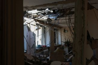 Damage to the Odessa Maternity Hospital