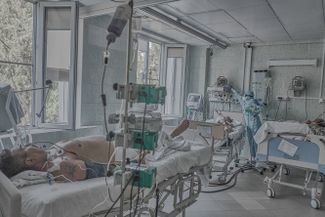 The intensive care unit in the “red zone” of Regional Clinical Hospital No.2 in Krasnodar