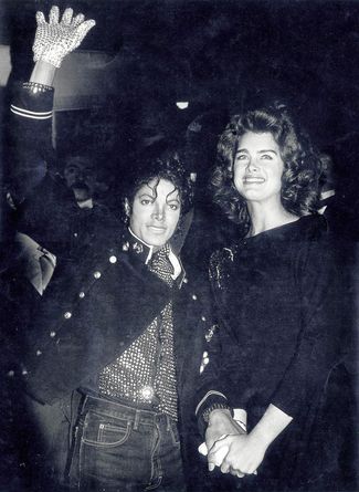 Майкл Джексон и Брук Шилдс. 1980 год