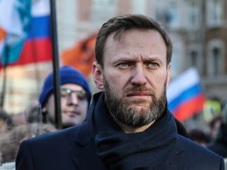 On February 27, 2016, Navalny joins a march in honor of Boris Nemtsov on the first anniversary of his assassination. At the demonstration, Navalny announces his intention to challenge Vladimir Putin in Russia’s next presidential election. He also releases a <a href="https://meduza.io/feature/2016/12/13/prezidentskaya-programma-alekseya-navalnogo-korotko" target="_blank">presidential platform</a> advocating a system crackdown on corruption, an end to Russia’s confrontation with the West, higher taxes, and new efforts against social inequality.