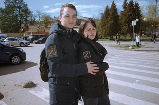 Сергей и его жена Ольга. Петербург — Волхов