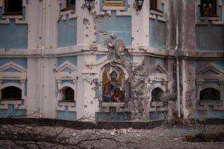 Церковь в Харькове после атаки российских военных