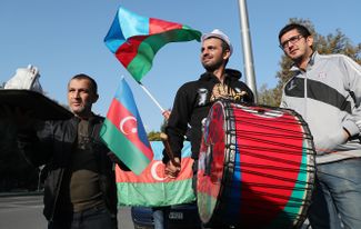 Мингечевир, Азербайджан. 10 ноября 2020 года