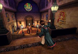 Фрагмент из игры «Гарри Поттер и философский камень» для PS1