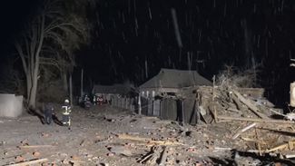Дома, пострадавшие от российских авиаударов. Лебедин, Сумская область, 9 марта 2022 года