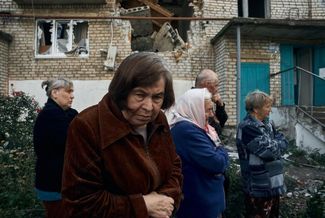 Жители Северска. В городе, который контролирует Украина, остается множество гражданских