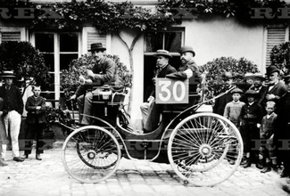 Участники заезда Париж — Руан в 1894 году