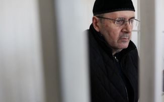 Оюб Титиев на одном из судебных заседаний, март 2018 года