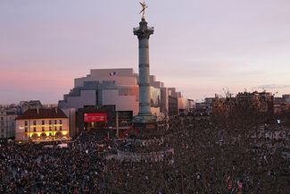 Площадь Бастилии, Париж, 11 января 2015-го