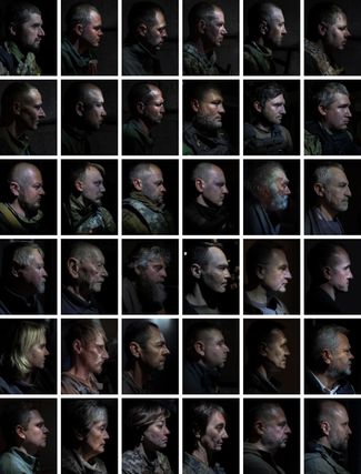 Портреты украинских мирных жителей, солдат и политиков