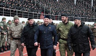 Рамзан Кадыров на смотре войск специального назначения в Грозном. 9 декабря 2015 года