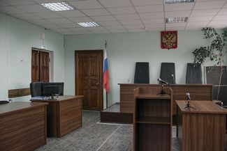 Зал заседаний в Усть-Лабинском городском суде