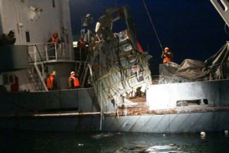 Поисковая операция в Черном море после авиакатастрофы Ту-154. Сочи, 27 декабря 2016-го