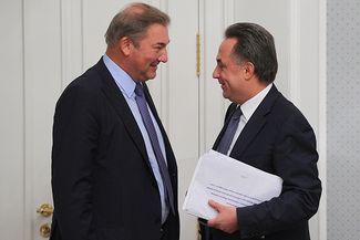 Владислав Третьяк и Виталий Мутко