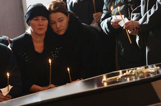 A church memorial service for the victims of the Kemerovo fire