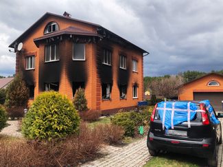 Дом Олега на Залесской улице в Богдановке. 11 апреля 2022 года