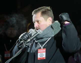 Vladimir Tor at a rally on Pushkinskaya Square. March 5, 2012