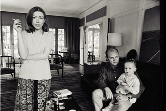 Джоан Дидион с мужем и дочерью