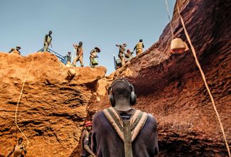 Золотодобывающая шахта в северной части Гвинеи