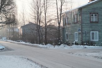 Эта и следующие две фотографии: старые финские дома в Светогорске