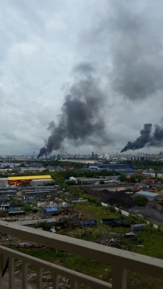 War of the Day 1574. Ukrainian drones attack Moscow again. The Moscow refinery in Kapotnya caught fire