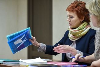 Суд по делу бывшего председателя Избиркома Коми Елены Шабаршиной. 13 декабря 2017 года