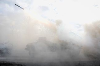 ВСУ ведут огонь по российским позициям из системы залпового огня «Град»