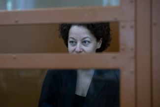 Евгения Беркович во Втором Западном окружном военном суде. 23 мая 2024 года