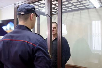 Journalist Andrzej Poczobut, who was arrested in March 2021 on charges of “threatening national security” and subsequently sentenced to eight years in prison. January 16, 2023. Poczobut is a member of the Union of Poles in Belarus, which was declared “extremist” in 2022.