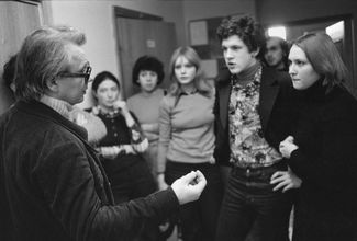 Табаков со студентами, 1979 год