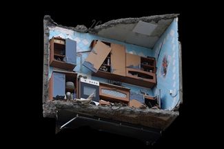 Фрагмент интерьера квартиры из эпицентра взрыва