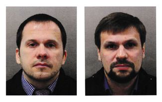 «Александр Петров» и «Руслан Боширов». Фотографии, опубликованные британскими властями в сентябре 2018 года